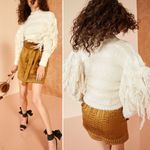 Ulla Johnson Delma Fringe Pullover Sweater Cream Ivory Tassel Knit Size P / XS Photo 2