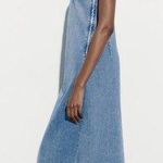 ZARA denim dress maxi full length jean casual Photo 5