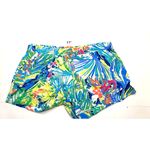 Lilly Pulitzer  Bright Drawstring Katia‎ Green Blue Lounge Shorts LARGE Colorful Photo 3