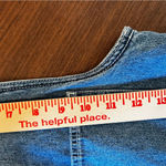 Rafaella VTG RF Rafaela Jean Jumper Women's Medium Zip Front Sleeveless V-Neck Denim Photo 9