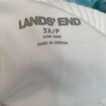 Lands End White Sport Knit Shorts Plus Size 3X 24W 26W Photo 3
