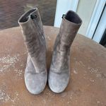 Vince  brown suede heeled boots sz 6 Photo 3