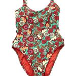 Robin Piccone Bibi Side-Cut Out Floral One-Piece Swimsuit 4 Small Photo 1