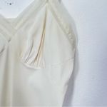 Vanity Fair Vintage  Nylon Cream Delicate Spaghetti Strap Slip Night Dress Size S Photo 4
