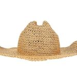 8 Other Reasons Woven Cowboy Hat in Dark Tan One Size New Womens Sun Western Photo 1