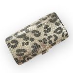 new Felix Rey ☻ Metallic Metal Mesh Animal Print Minaudière Evening Box Bag ☻ Silver Photo 7