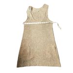 Rubbish vintage beige knitted raceback tank dress with front pockets Photo 6