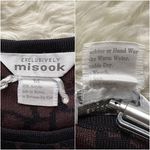 Misook Tank Top Sleeveless Knit Scoop Neck Animal Print Giraffe Brown Black M Photo 6