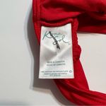 Kona Sol  Tie Front Bikini Top Red NWOT S Photo 6