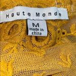 Haute Monde ✨ Lace Embroidered Mustard Romper✨ Photo 4