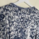 Donatella Cheetah Leopard Print Long Sleeve Mini Formal Dress XS Gray Photo 9