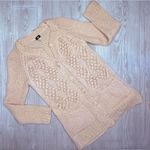 H&M Long sleeve  puff knit knot cartigan button front long sleeve sweater shirt m Photo 2