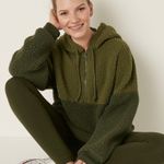 Varsity Sherpa Half-Zip Pullover Photo 0