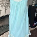 Vintage nightgown by Radcliffe size small baby blue sheer chiffon lace babydoll Photo 10
