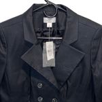 Ann Taylor Loft Ladies Black Lined Double Breasted Jacket Size 8P NWT Photo 1