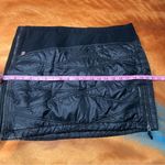 Skhoop Black Insulated outdoor Puffer Mini Skirt XL Photo 9