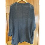 Democracy Womens Cardigan Size M blue long open front buttons on sleeves pockets Photo 5