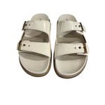 Cole Haan  Women's Marisol Footbed Sandal Ivory Patent Leather Size 10 New Photo 3