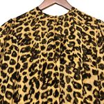 MISA Los Angeles Katia Leopard Print Ruffle Long Sleeve Mini Dress Size XS. NEW Photo 10
