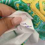 Lilly Pulitzer  Mila Green Yellow Sundance Dress Size 0 Photo 4