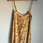 Reformation  Vivette Snakeskin Mini Dress Medium Photo 1