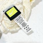 Nike Sportswear Cream Cable Knit Cuffed Beanie Hat Removable Pom Photo 3