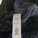 Athleta avenue printed wide leg crop allure navy elastic waistband women's 4 Photo 6