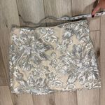 Altar'd State NWOT Altar’d State Arula xquisite silver sequin mini skirt festival preppy Photo 3