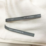 Anthropologie NWT  Maya Faux Leather Mini Dress Size 12 Cream Cowl Neck Ruched Photo 13