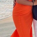 Midi Orange Dress Photo 0
