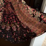 Free People Like New  Stevie Tunic Top / Minidress Black Combo Pattern Small $128 Photo 7