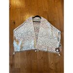 Knox Rose  nwt ombré animal print cape sweater  s Photo 8