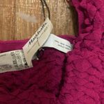 ZARA Womens Purple Popcorn One Shoulder Crop Top XS S Bust 28” 30” NWT New Photo 3