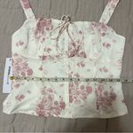 Princess Polly NWT Pink & White Floral Modern Girl Corset Top Photo 6