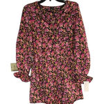 VERO MODA NWT  Elly floral long sleeve mini dress size small Photo 0