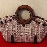 Fossil Cierra Wooden Ring Handle Multi Satchel Photo 0