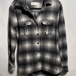 Smartwool  Anchor Line Shirt Jacket Plaid Wool Blend Button Up Shacket Womens‎ S Photo 0