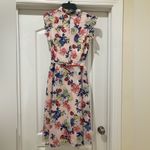 Tahari  Floral Midi Dress with Belt Size 6 Photo 5