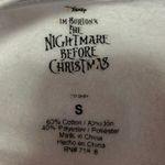 Disney Tim Burton's The Nightmare Before Christmas White Crop Sweat Shirt Top S Photo 3