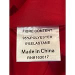 Princess Polly  NEW Lina Mini Dress Red Size 12‎ V Neck Satin Photo 6