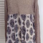 Le lis Le Lis Chiffon Shirttail Sweater Semi Sheer back Size Medium NWOT Photo 0