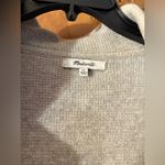 Madewell Sweater Size XL Merino Wool Beige Cardigan Blazer Photo 3