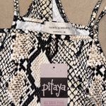 Saints & Heart snakeskin bodysuit tank top size M NWT snake skin Black Size M Photo 5