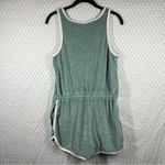 Faherty  Green White Cabana French Terry‎ Romper Photo 5