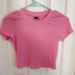 SheIn Cropped Ribbed Tee Photo 1