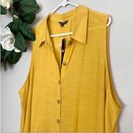 Unique spectrum NWT Button Down Sleeveless Blouse 3X Photo 2