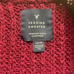 American Eagle Maroon leggings sweater Photo 1