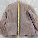 Gary Gordon Julius & Sons Women's Leather Jacket Blazer Brown‎ Size 10 Western Brown Photo 4