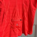 Athleta  Orange Quarter Zip Sleeveless Tee Photo 3