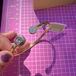 Michael Kors  Brass adjustable bracelet bangle MKJX8154710 diamond logo signature Photo 6